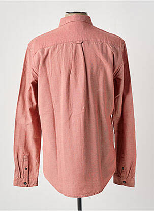 Chemise manches longues rouge TOM TAILOR homme