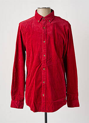 Chemise manches longues rouge SCOTCH & SODA homme