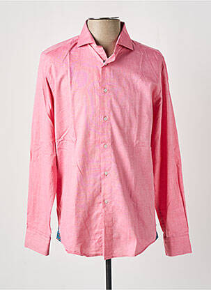 Chemise manches longues rouge RECYCLED homme