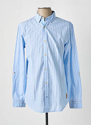 Chemise manches longues bleu SCOTCH & SODA homme