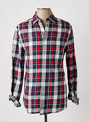 Chemise manches longues rouge TOMMY HILFIGER pour homme seconde vue