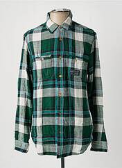 Chemise manches longues vert SCOTCH & SODA pour homme seconde vue