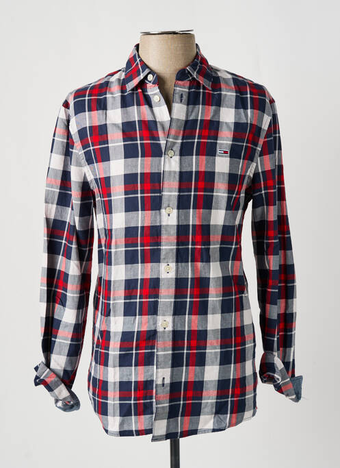 Chemise manches longues rouge TOMMY HILFIGER pour homme