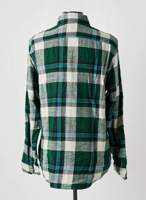 Chemise manches longues vert SCOTCH & SODA pour homme