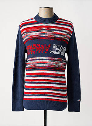 Pull bleu TOMMY HILFIGER homme