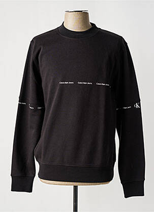 Sweat-shirt noir CALVIN KLEIN pour homme