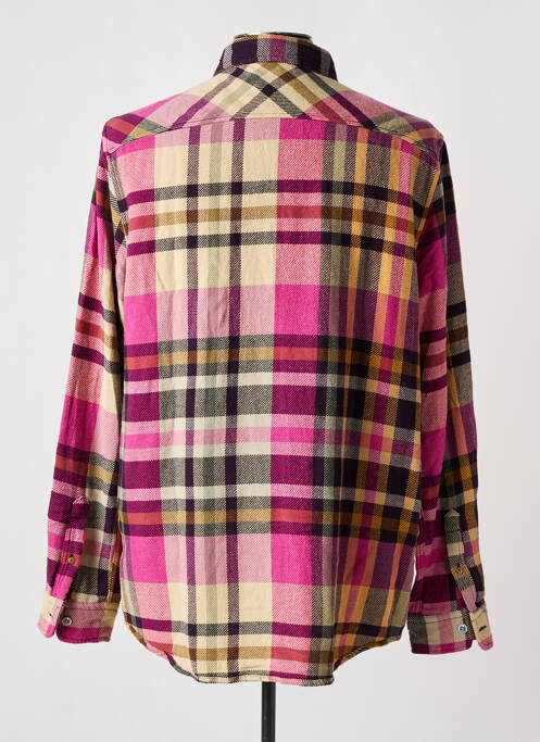 Chemise manches longues rose SCOTCH & SODA pour homme