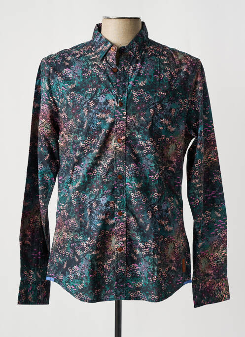 Chemise manches longues vert SCOTCH & SODA pour homme