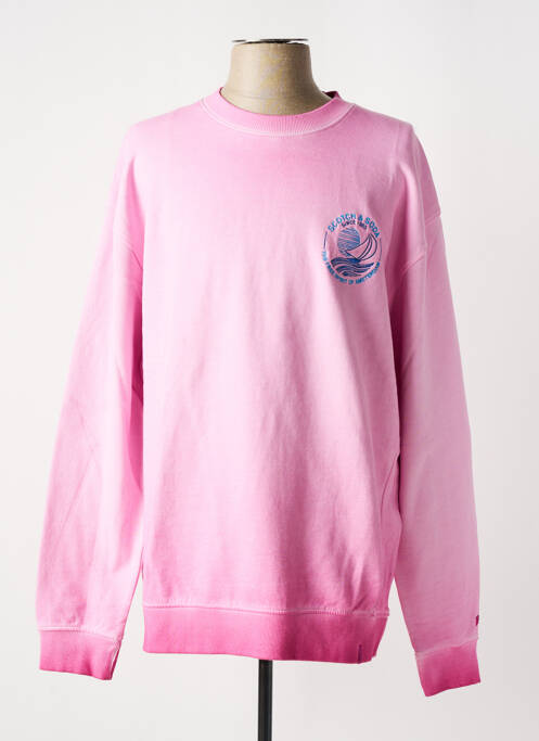 Sweat-shirt rose SCOTCH & SODA pour homme