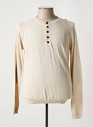 Pull beige SELECTED pour homme