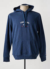 Sweat-shirt à capuche bleu TOMMY HILFIGER pour homme seconde vue