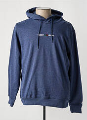 Sweat-shirt à capuche bleu TOMMY HILFIGER pour homme seconde vue