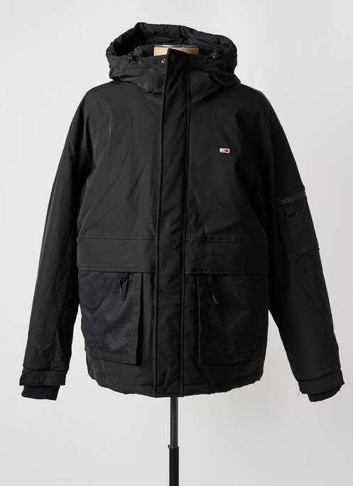 Parka noir TOMMY HILFIGER pour homme