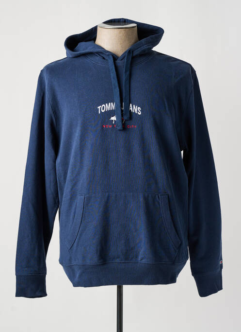 Sweat-shirt à capuche bleu TOMMY HILFIGER pour homme