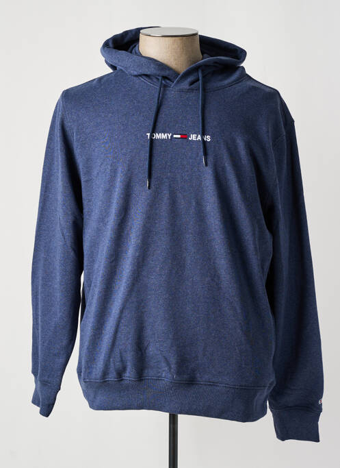 Sweat-shirt à capuche bleu TOMMY HILFIGER pour homme