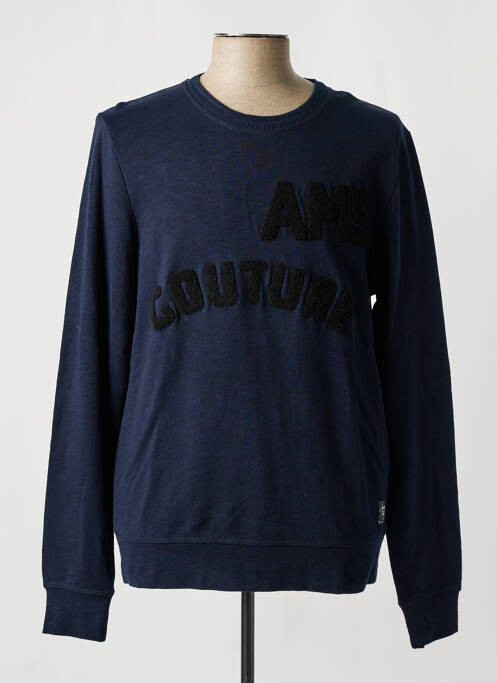 Sweat-shirt bleu SCOTCH & SODA pour homme