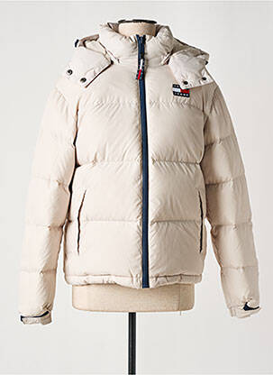 Doudoune a capuche a capuche beige TOMMY HILFIGER femme
