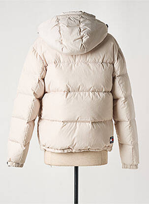 Doudoune a capuche a capuche beige TOMMY HILFIGER femme