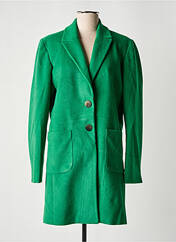 Manteau long vert SIGNE NATURE pour femme seconde vue