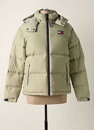 Doudoune a capuche a capuche vert TOMMY HILFIGER femme