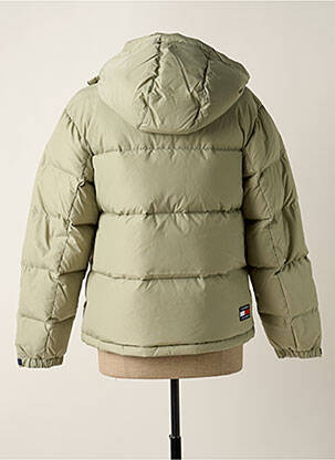 Doudoune a capuche a capuche vert TOMMY HILFIGER femme