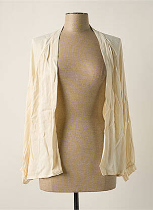Gilet manches longues beige PAKO LITTO femme
