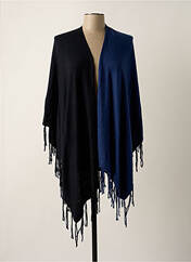 Poncho bleu PAKO LITTO pour femme seconde vue