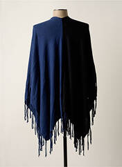 Poncho bleu PAKO LITTO pour femme seconde vue