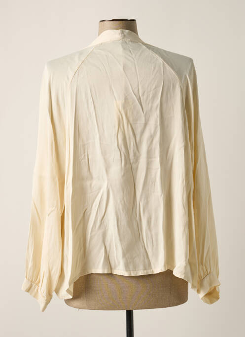 Gilet manches longues beige PAKO LITTO pour femme