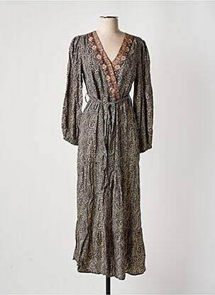 Robe longue noir GRACE & MILA femme