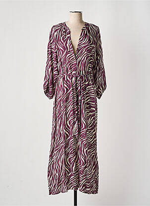 Robe longue violet GRACE & MILA femme