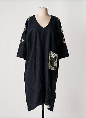 Robe mi-longue noir CHICOSOLEIL femme