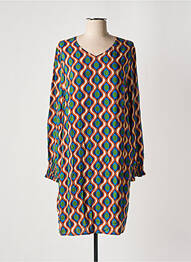 Robe mi-longue bleu SIGNE NATURE femme