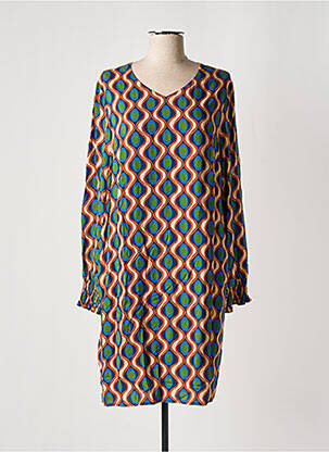 Robe mi-longue bleu SIGNE NATURE femme