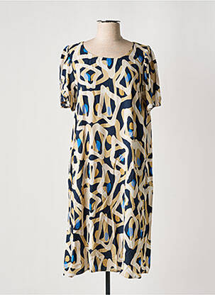 Robe mi-longue beige SIGNE NATURE femme