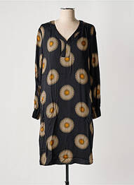 Robe mi-longue noir SIGNE NATURE femme