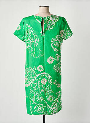 Robe mi-longue vert SIGNE NATURE femme