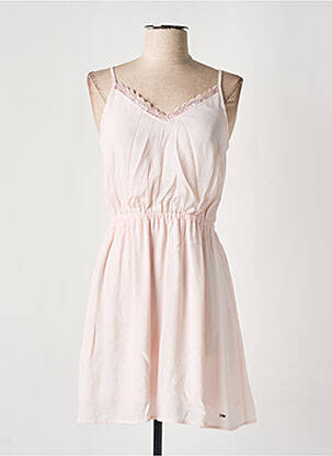 Robe courte rose TOMMY HILFIGER femme
