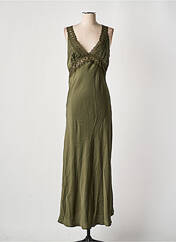 Robe longue vert LA PETITE ETOILE pour femme seconde vue