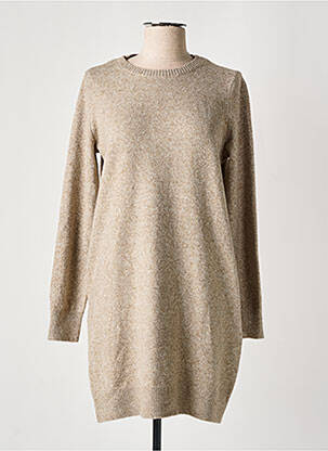 Robe pull marron VERO MODA pour femme