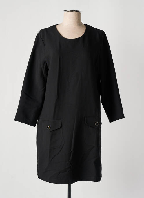 Robe courte noir LA PETITE FRANCAISE pour femme