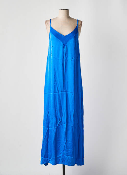 Robe longue bleu PAKO LITTO pour femme