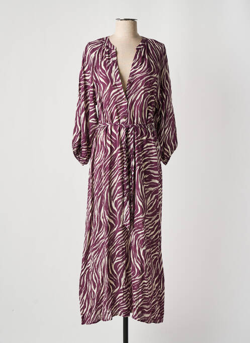 Robe longue violet GRACE & MILA pour femme