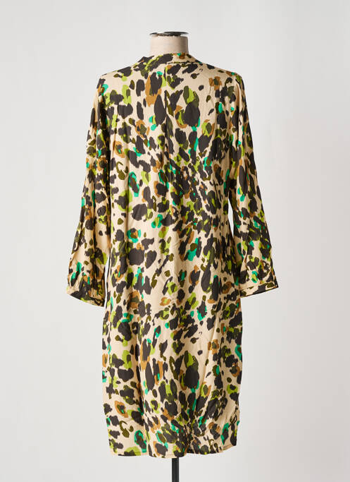 Robe mi-longue beige SIGNE NATURE pour femme