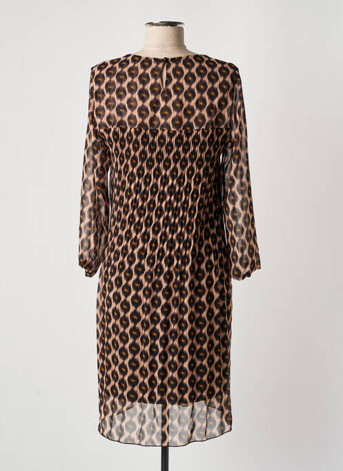 Robe mi-longue beige SIGNE NATURE pour femme