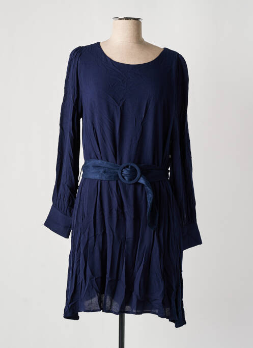 Robe mi-longue bleu GRACE & MILA pour femme