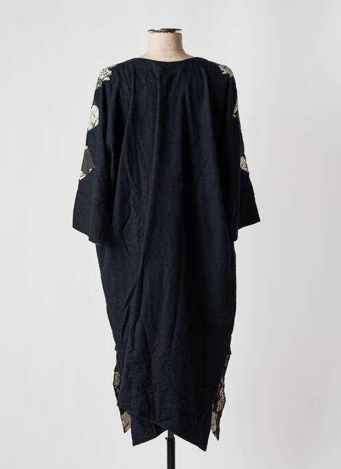 Robe mi-longue noir CHICOSOLEIL pour femme