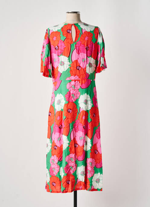 Robe mi-longue rouge SIGNE NATURE femme