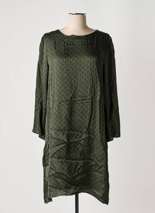 Robe mi-longue vert GRACE & MILA pour femme