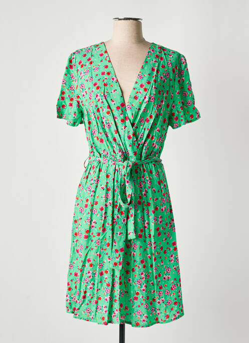 Robe mi-longue vert GRACE & MILA pour femme